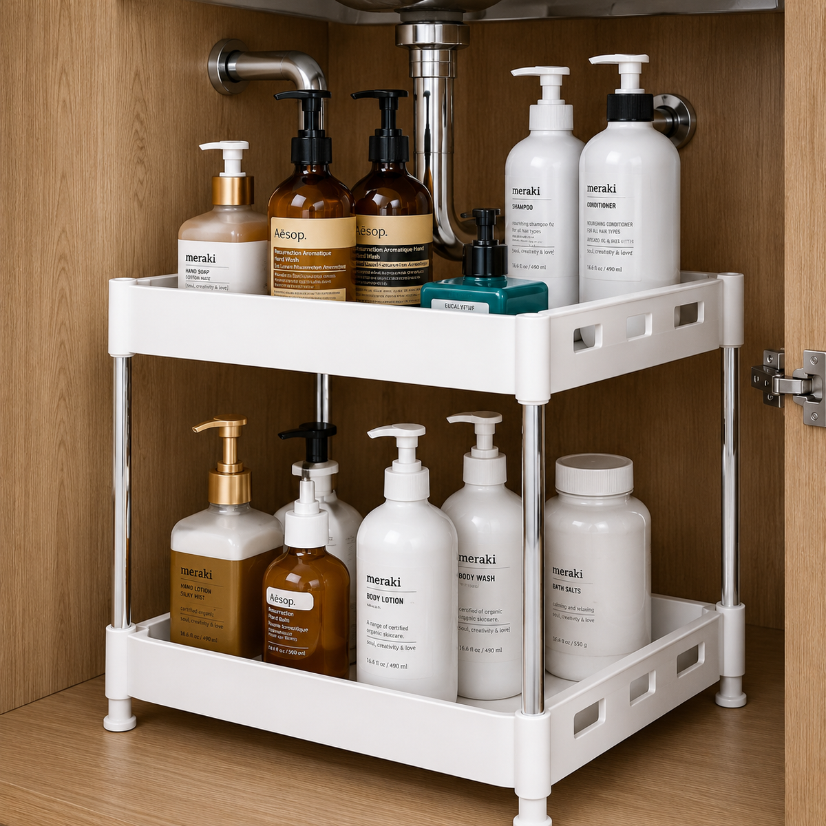 Under-Sink Storage Rack